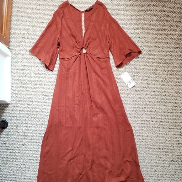 Zara Dresses & Skirts - Zara Terracotta Dress